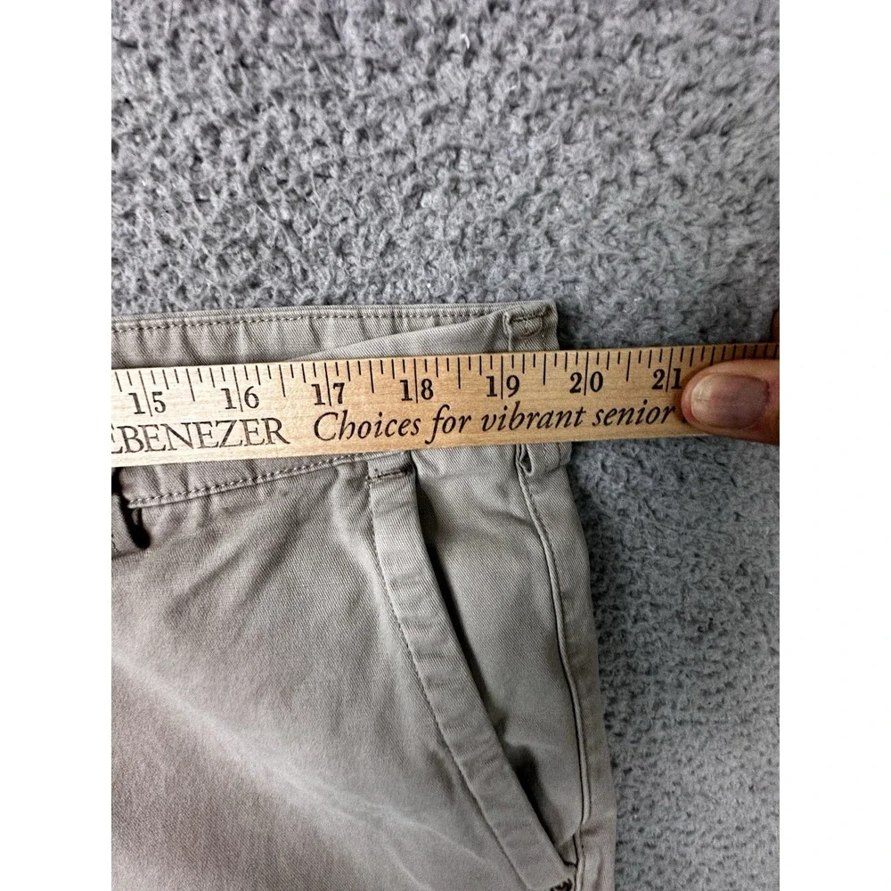 Duluth Trading Co Flex Ballroom Khakis Mens 38x32 Slim Fit Beige Chino Pants